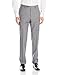 Calvin Klein Men's Marbry Extreme Slim Light Grey Two-Button Suit with Flat Front Pant