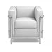 Alphaville Bauhaus Chair, White