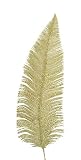 23 Regal Peacock Collection Gold Mica Glitter Feather Christmas Pick