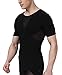 No.66 Town Men's Burn Fat Body Shaper Corset Sports Short Sleeve T-shirts