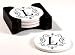 Round Monogram Coaster L