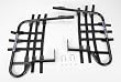 DG Performance Steel Nerf Bars - Black Bar/Black Web , Material: Steel, Color: Black 54-2116