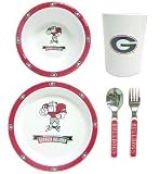 Georgia Bulldogs 5 Piece Children's Dinner Set
