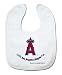 MLB Los Angeles Angels White Snap Bib with Team Logo