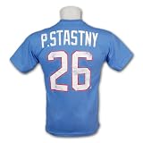 Quebec Nordiques Peter Stastny Vintage NHL Alumni T-Shirt