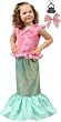 Magical Mermaid Dress-up Costume LARGE (5-7)