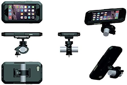 SPJ: iPhone 6 - 4.7" Waterproof Shock-Absorbent Case and Bike (Bicycle) Mount Kit with RainGuard