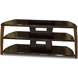 Techcraft Xii50W Flat Pannel Stand, 50" Wide, Walnut Veneer