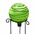 Bird Brain Drizzle Gazing Ball,  Green & Black