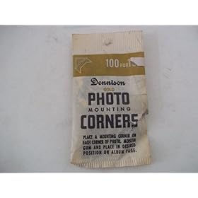 Dennison Gold Photo Mounting Corners 100 Per Package