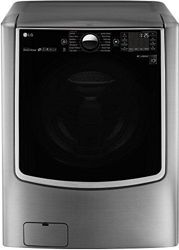 LG WM9000HVA TurboWash 5.2 Cu. Ft. Graphite Steel With Steam Cycle Front Load Washer - Energy Star