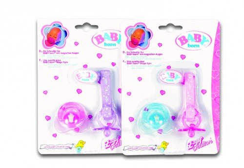 Childrens Toyshop  Third Party New : Zapf Creation 803257 Baby Born Dummy - Blue