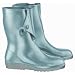 ONGUARD 52800 Polyblend Women's Plain Toe Comfort Boots, 9" Height, Black, Size 5