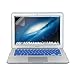 GMYLE(R) Hard Case Frosted for MacBook Air 11 inch - Blue 4 in 1 Rubberized (Rubber Coated) Hard Case Cover - Soft Sleeve Bag and Silicon Keyboard Protector - Clear LCD Screen Protector