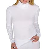 American Apparel 4393 Baby Rib Long Sleeve Turtleneck