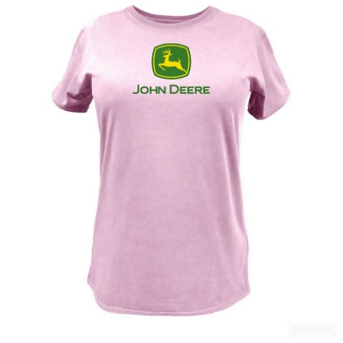 Women's John Deere Glitter Jersey Short-sleeved T-shirt