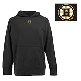 Boston Bruins Hooded Sweatshirt - NCAA Antigua Mens Signature Hoodie Black