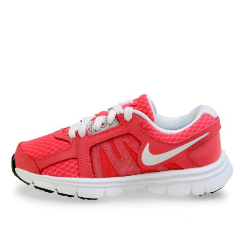 Nike Girls Kids Fusion ST 2 Running Shoes-Spark/White/Metallic Silver-2.5