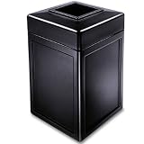 38-Gallon Waste Container - Black - Square