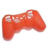 Red Silicone Cover Skin Protector Case for Sony Ps3 Game Controller