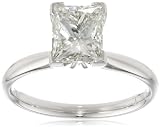 IGI Certified Platinum Princess-Cut Diamond Solitaire Engagement Ring (2 cttw, G-H Color, VS2 Clarity), Size 7
