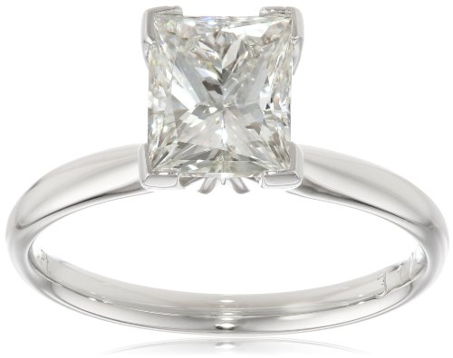 IGI Certified Platinum Princess-Cut Diamond Solitaire Engagement Ring (2 cttw, G-H Color, VS2 Clarity), Size 7