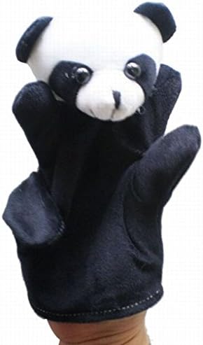 Honor2008 Newest Hot Sale Cute Big Size Animal Glove Puppet Hand Dolls Plush Toy Baby Child Zoo Farm Animal Hand Glove Puppet Finger Sack Plush Toy(Panda)