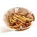 French Fry Basket Paper Wax Liner- Plain White - 1000 Sheets