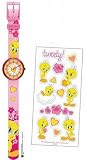 Image of FlickFlak Tweety + Tattoos Kids Watch FLN021