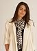 Women's New York Black & White Houndstooth Scarf Image #3