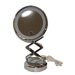 Buy Rucci Chrome Stand Lighted Mirror 10x #m823 by Rucci