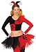 Rubie's Women's DC Comics Harley Quinn Crop Top
