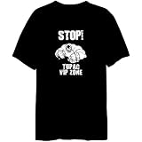 Stop ! - Tupac Vip Zone Male Names Mens T-Shirt (Black, Sizes X-Small - XXX-Large)