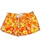Verona - Little Girls Board Short, Multi Colored Flowers