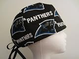Men's Scrub Cap, Surgical Hat, Carolina Panthers
