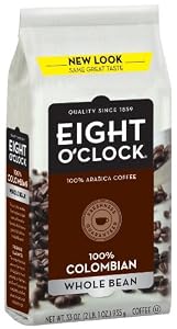 Eight Oclock Coffee 100 Colombian Whole Bean 33-ounce Bag by Eight O'Clock Coffee
