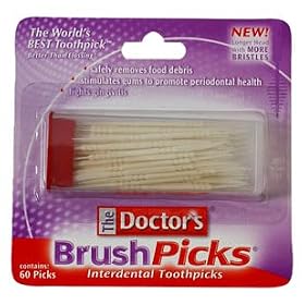 The Doctors BrushPicks Toothpicks: 60 Pack The Doctor's BrushPicks Toothpicks: 60 Pack