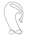NYFASHION101 5er Family Fans Heart Infinity Loop Silver-Tone Pendant 2mm Link Chain Necklace, 18