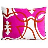 notNeutral Apples Throw Pillow - Pink/Orange