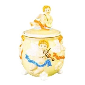 CHERUB 3-Dimensional Cookie Jar *NEW!* by KMC/KK-Cherub