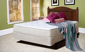 Queen Size Insignia 100% Natural Latex Atlantic Beds Mattress with Foundation