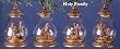 Fontanini Lighted Topper Holy Family Nativity Drydome Christmas Ornament #56204