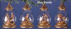 Fontanini Lighted Topper Holy Family Nativity Drydome Christmas Ornament #56204