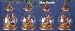 Fontanini Lighted Topper Holy Family Nativity Drydome Christmas Ornament #56204