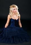 8 Button Elbow Length 15" Satin Gloves Assorted Colors