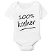 The Spunky Stork 100% Kosher Organic Cotton Baby Bodysuit (0-3M)