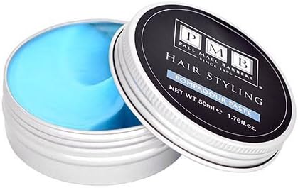 Pompadour Paste 100ml - Styling Product For Men from Pall Mall Barbers (100 ml, Light Blue) by Pall Mall Barbers