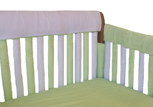 Go Mama Go Designs Reversible Teething Guard, White/Green, 52