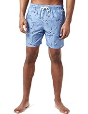 XXXL Blue Harbour Marlin Fish Print Quick Dry Swim Shorts