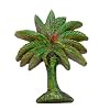 Palm Trees Shower Curtain Hooks - set of 12